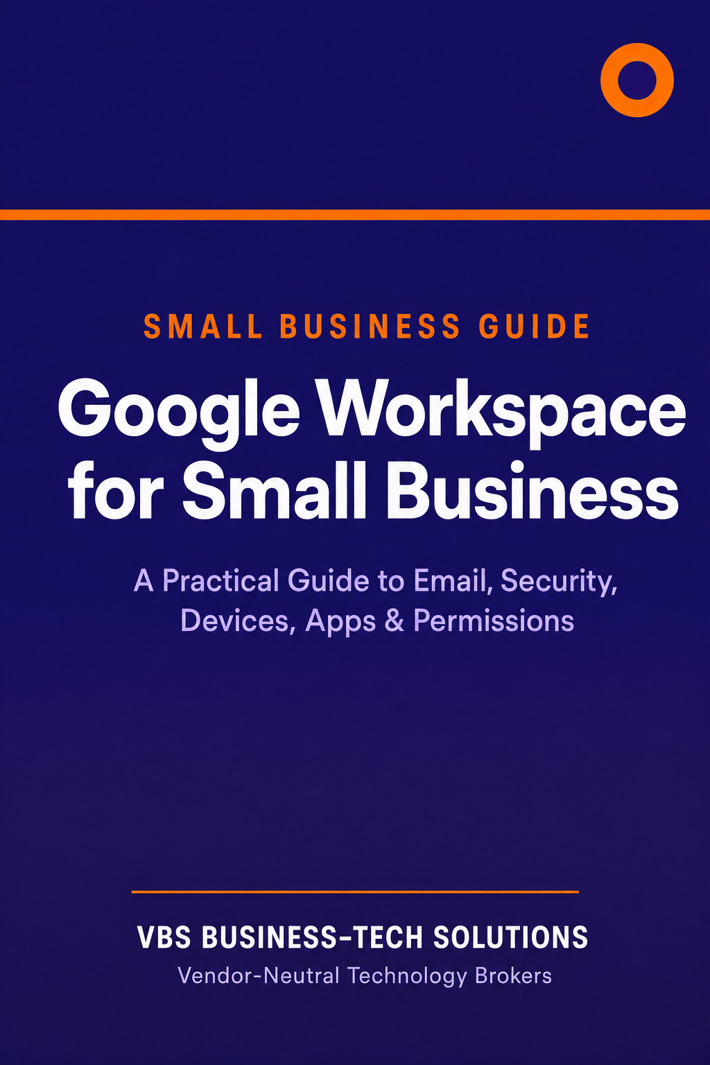 Google Workspace for Small Business ebook cover