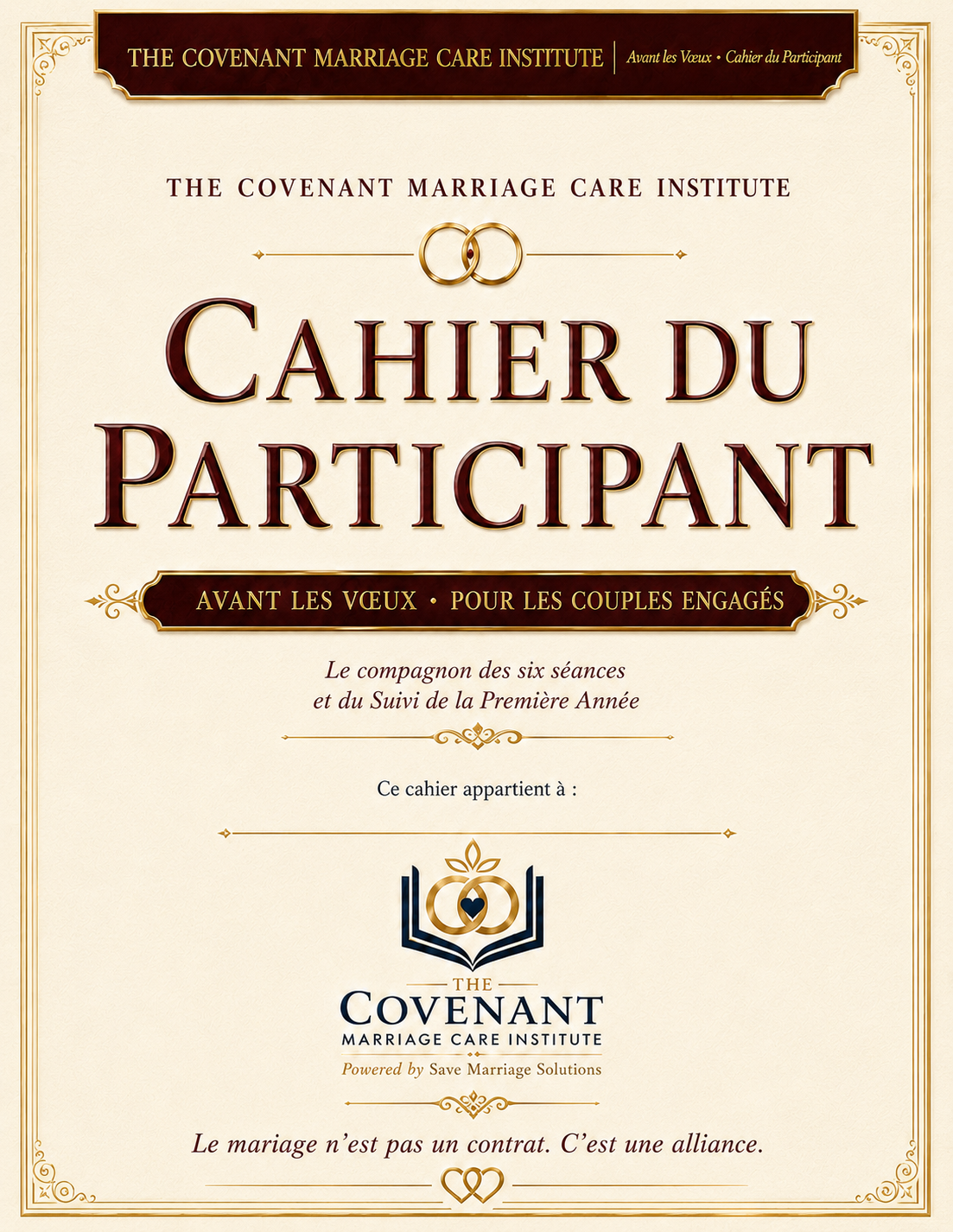 Avant les Vœux — Cahier du Participant