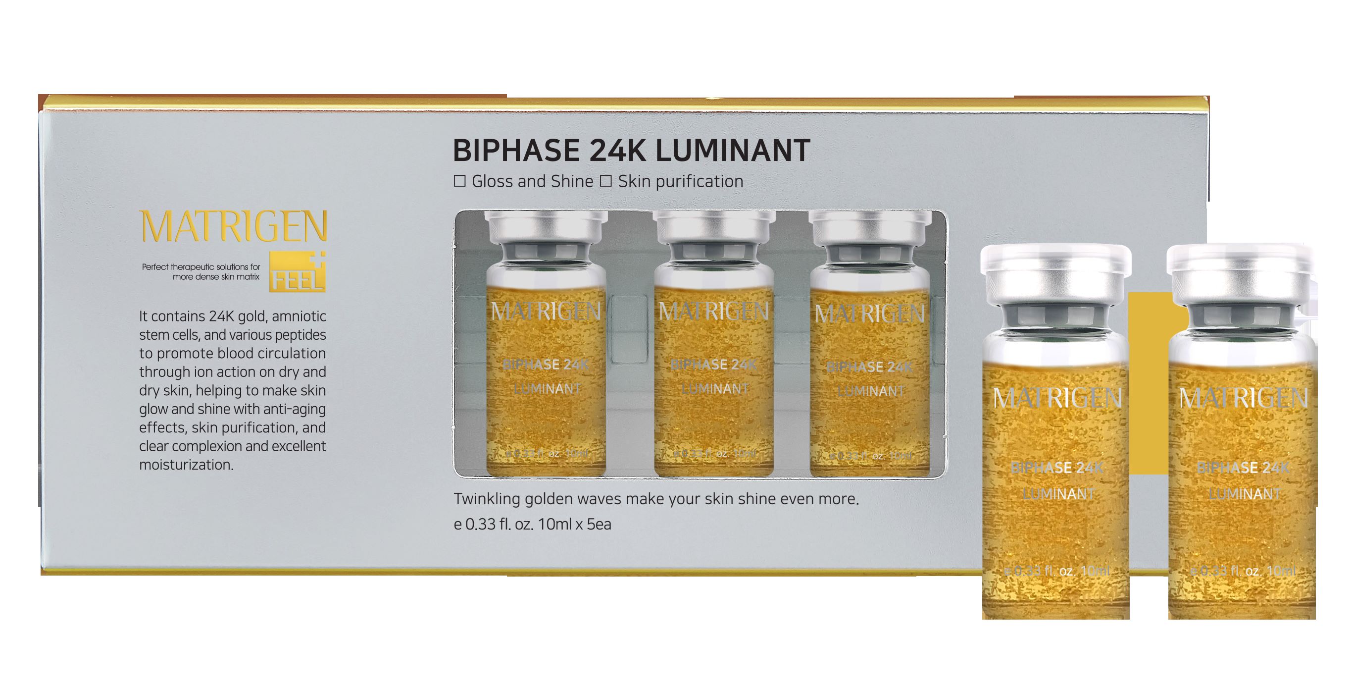 Bi-phase 24K Gold Luminant Ampoule