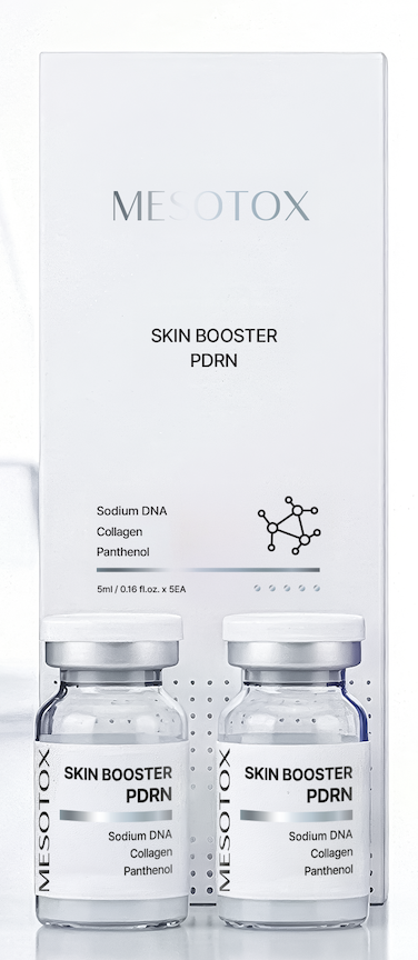 Mesotox 10% PDRN Skin Booster box and vials