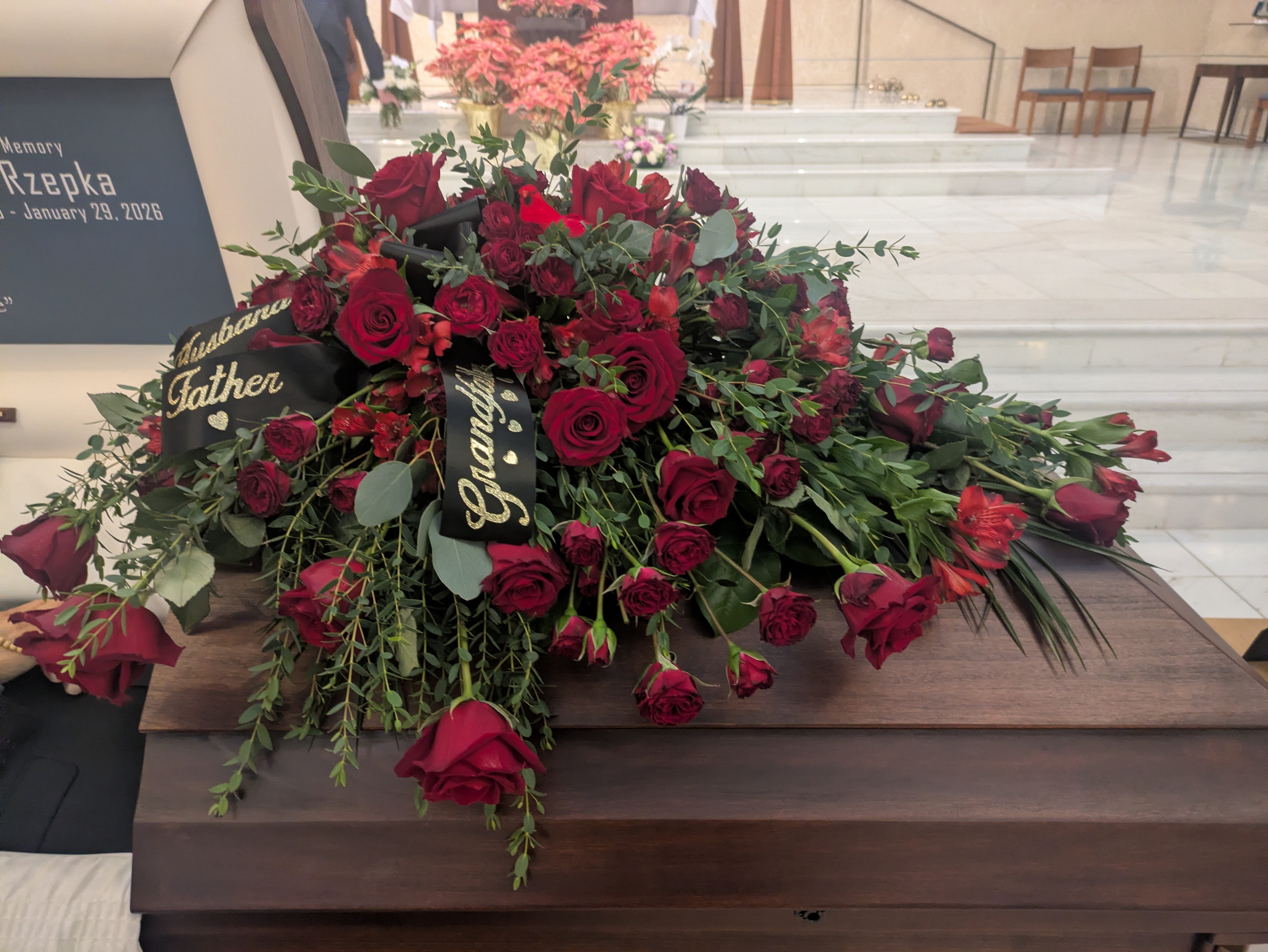 Casket spray 2